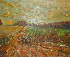 The Artist Adalberto Lütkemeyer, Paisagem no Caita-óleo- 65x 80 cm. Price USD ask